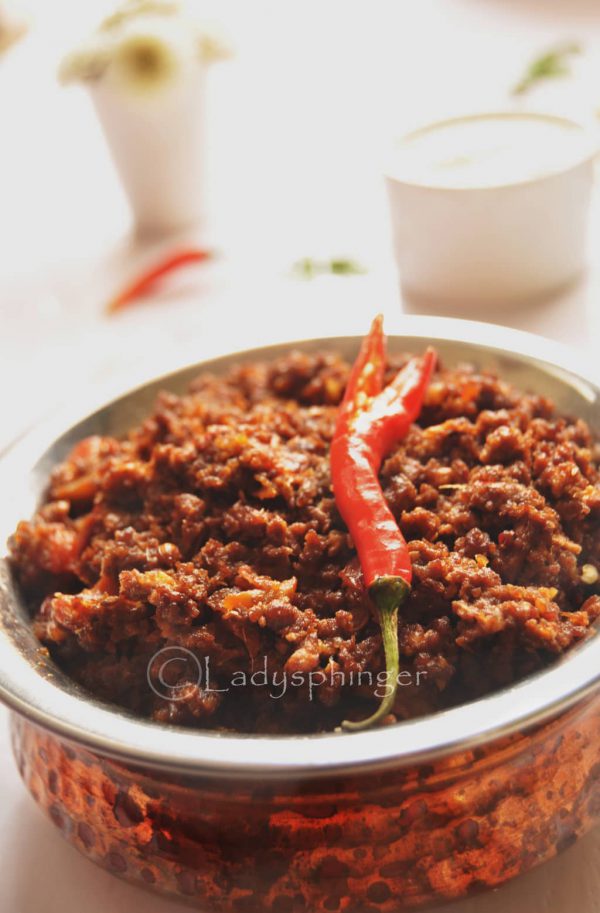Keema in Peshwari style Recipe | Minced Mutton Curry