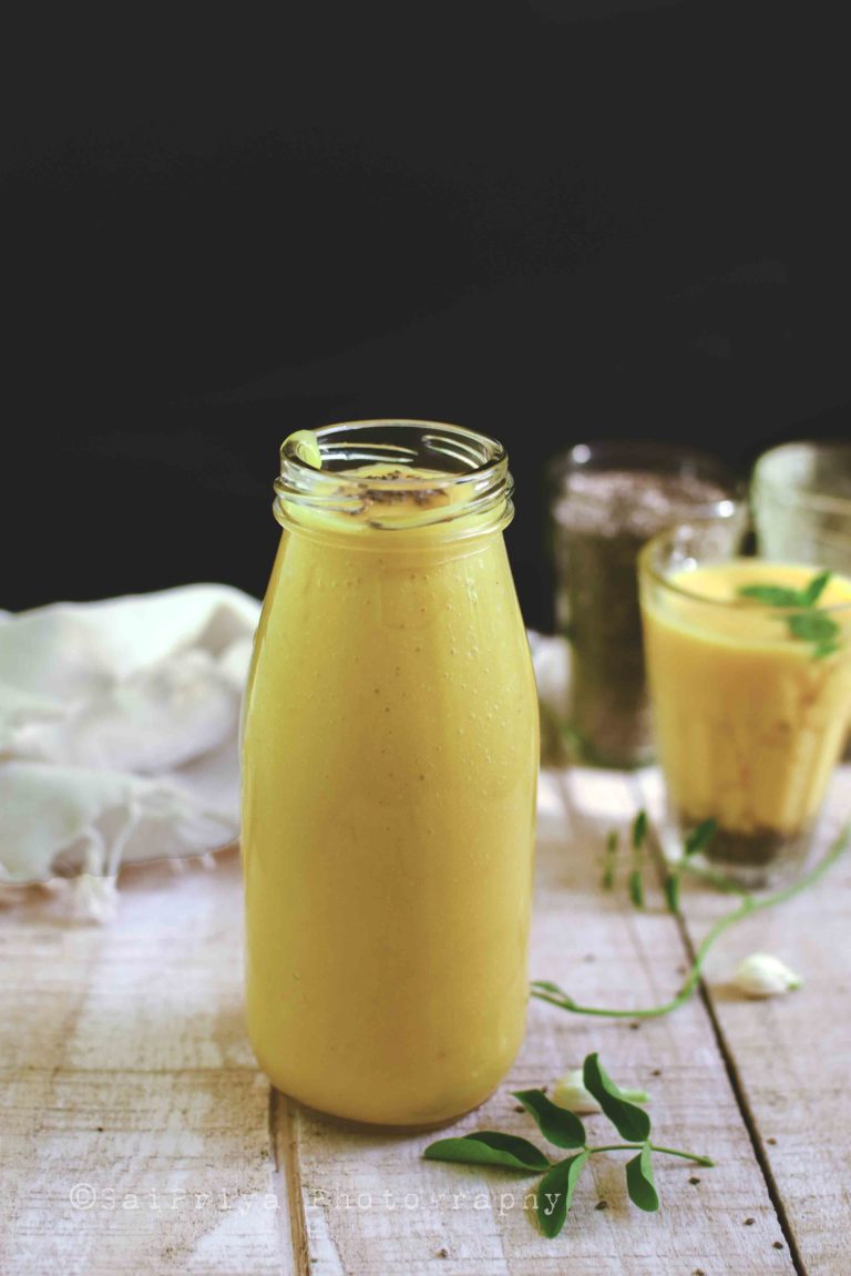 Mango Peanut Butter Smoothie