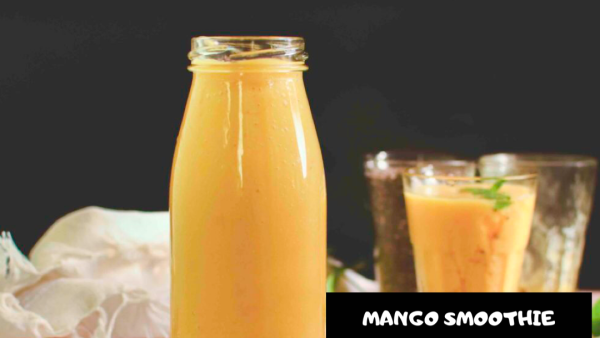 Peanut Butter Mango Smoothie | Easy Summer Drink Recipe