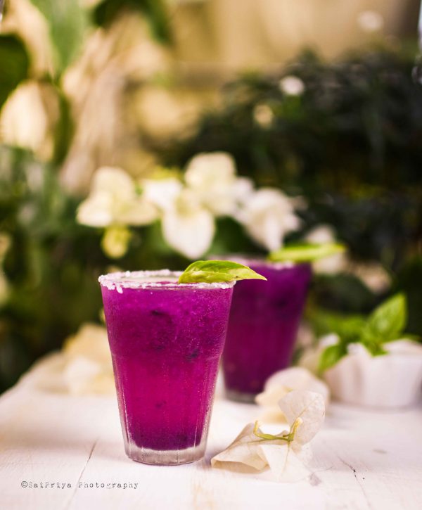 Indian Blackberry Slush Recipe by My Cooking Canvas