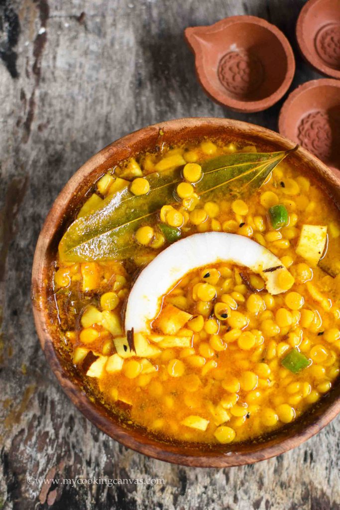 Cholar Dal / Bengali Chana Dal Recipe MyCookingCanvas